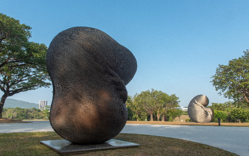 雕塑大師康木祥展覽《一線生命》以一條鋼索串連世界也溫暖生命