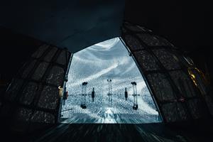 4_高美館與C-LAB合作「FUTURE VISION LAB」@台灣燈會，高解析影音空間「DOME」打造360度沉浸式體驗。（攝影：林軒朗）