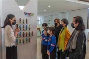 《感動兔》邀請學童參與創作，以家鄉的文化色彩看見臺灣之美。