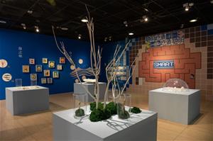 高雄兒美館新展《小阿法α大未來》展場一隅。(2)（攝影：林宏龍）