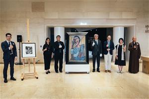 1_高美館特展《瞬間》大師名作今(25)開箱，高雄市李懷仁副市長(左3)、泰德美術館代表泰_0