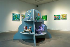 高美館《繁花夢露—張立曄的靈光樂園》展場一隅
