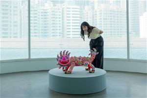高美館《繁花夢露—張立曄的靈光樂園》展場一隅