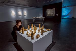 高美館KSPACE新展《跨越海洋》展出古皮特15件代表性作品。