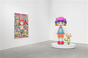 Mr. 展場照 View of Mr.’s show It Was on a Brilliant Day. at Perrotin Los Angeles (USA), 2025. Photo Paul Salveson ©︎Mr.Kaikai Kiki Co., Ltd. All Rights Reserved. Courtesy Perrotin