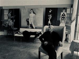 英國藝術家馮．沃爾夫於工作室（Photo by Nick Knight）