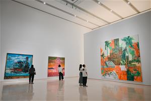 《園區──2025張新丕個展》展間一隅。