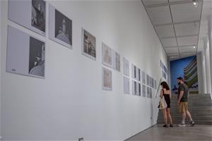 《地域主義的先行者：陳仁和百年+3建築紀念大展》展間一隅。