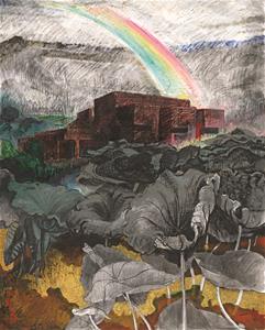 圖5｜黃才郎〈彩虹—雨後高美館〉（國美館提供）_0